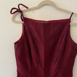 Vintage David Meister Red Y2K Dress